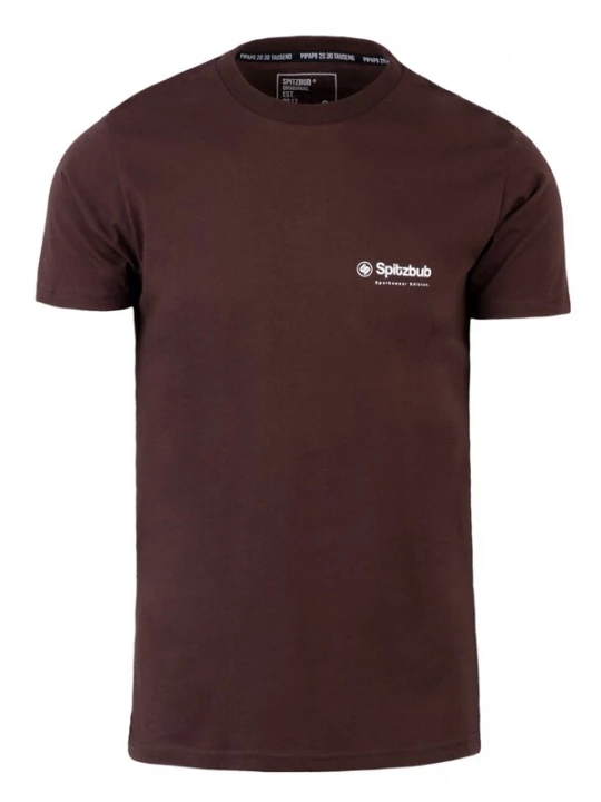 Foto van product SPITZBUB Shirt 'Ludis' bruin / wit