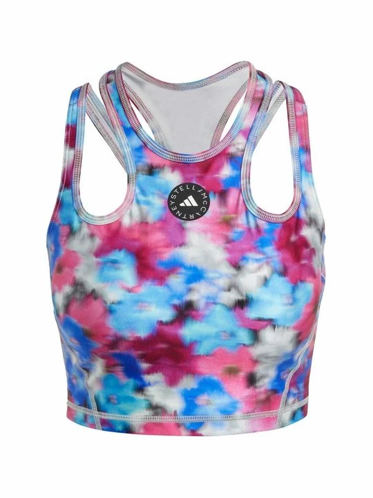 Foto van product Sport-bh met light support Adidas by Stella McCartney blauw