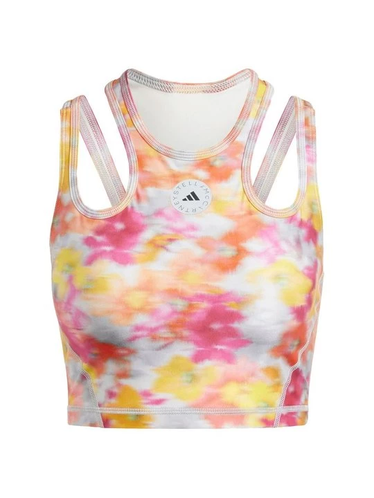 Foto van product Sport-bh met light support Adidas by Stella McCartney donkerroze