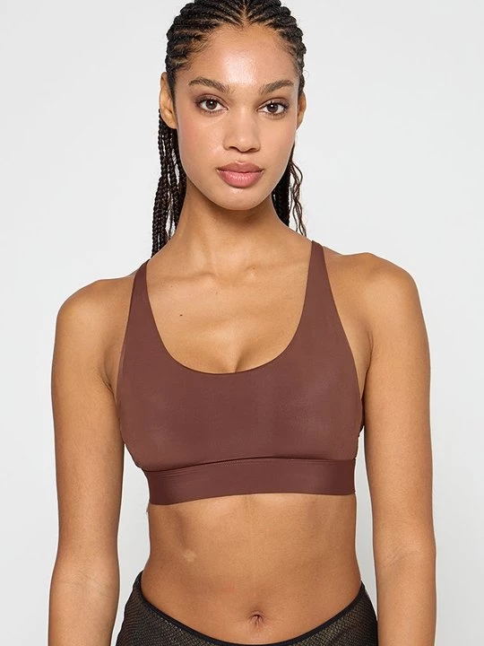 Foto van product Sport-bh met light support Fabletics bruin
