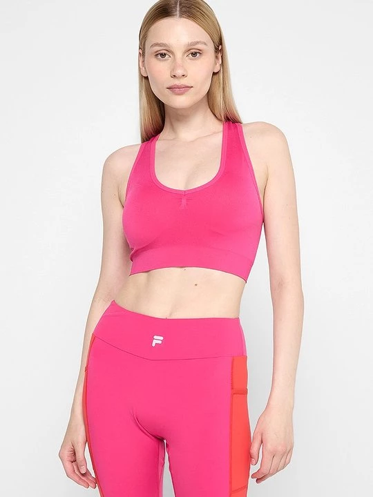Foto van product Sport-bh met light support Fila donkerroze
