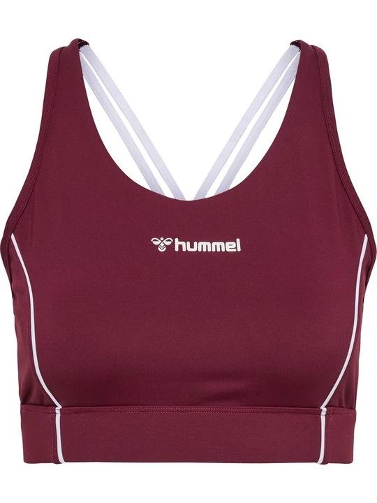 Foto van product Sport-bh met light support Hummel bordeauxrood
