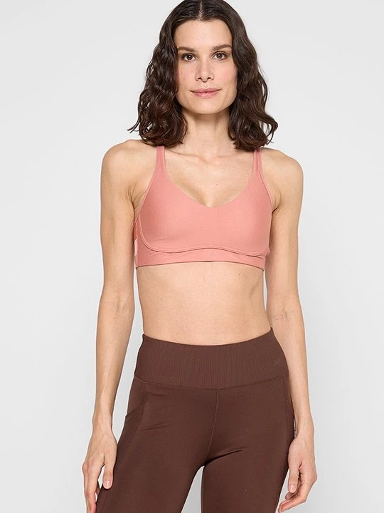 Foto van product Sport-bh met light support Under Armour donkerroze