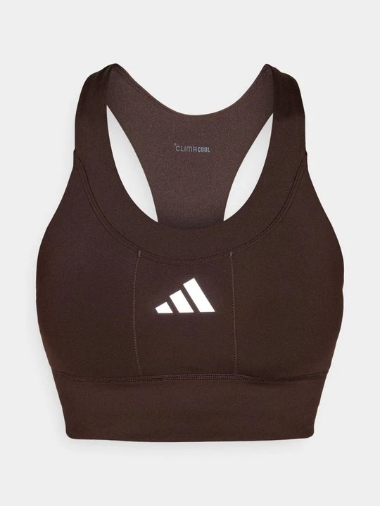 Foto van product Sport-bh met medium support Adidas bruin
