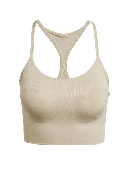 Foto van product Sport-bh met medium support Adidas by Stella McCartney zandkleur