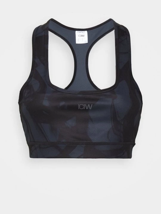 Foto van product Sport-bh met medium support ICANIWILL grijs