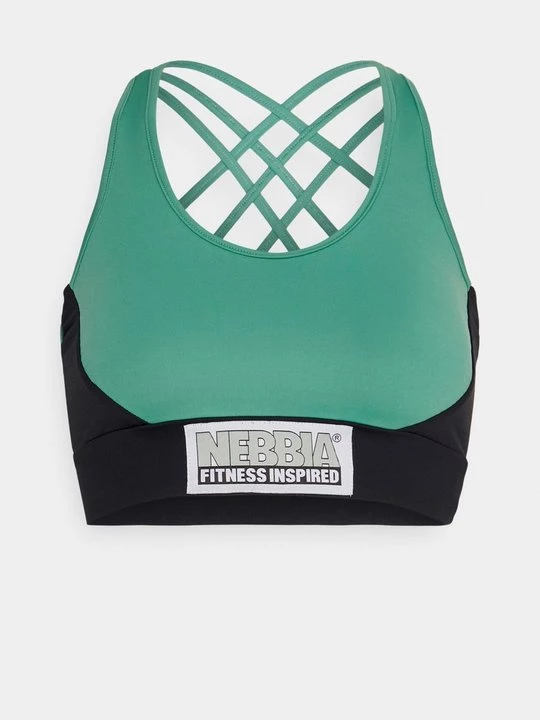 Foto van product Sport-bh met medium support NEBBIA groen