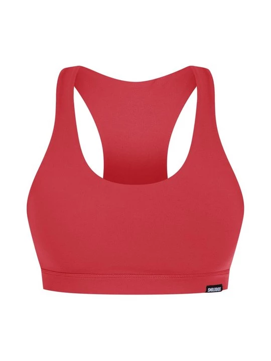 Foto van product Sport-bh met medium support Smilodox donkerrood