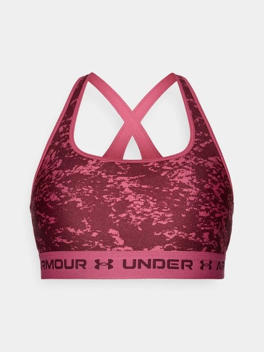 Foto van product Sport-bh met medium support Under Armour donkerroze