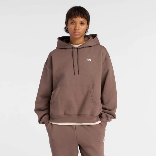 Foto van product Sport Essentials Fleece Hoodie New Balance bruin