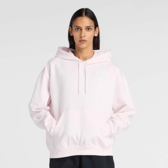 Foto van product Sport Essentials Fleece Hoodie New Balance lichtroze