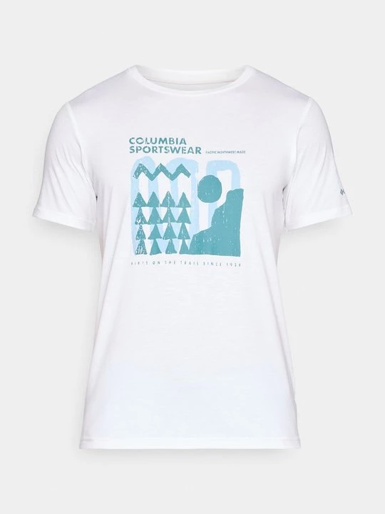 Foto van product Sport T-shirt Columbia wit