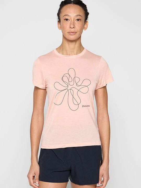 Foto van product Sport T-shirt Houdini donkerroze