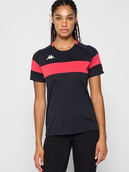 Foto van product Sport T-shirt Kappa gemêleerd zwart