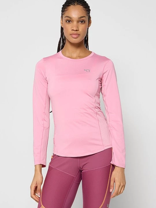 Foto van product Sport T-shirt Kari Traa gemêleerd donkerroze