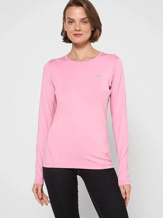 Foto van product Sport T-shirt Kari Traa gemêleerd donkerroze