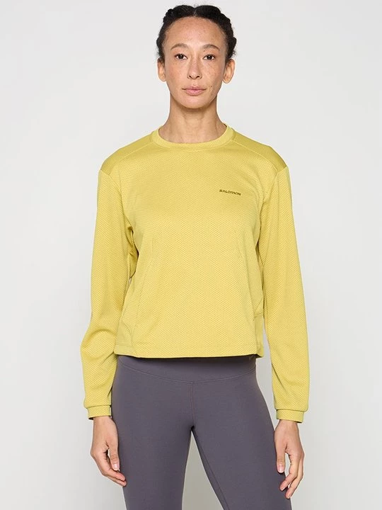 Foto van product Sport T-shirt Salomon geel