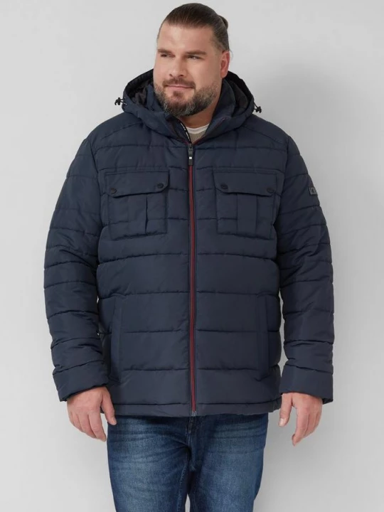 Foto van product Sportief pufferjack met afneembare capuchon s.Oliver blauw