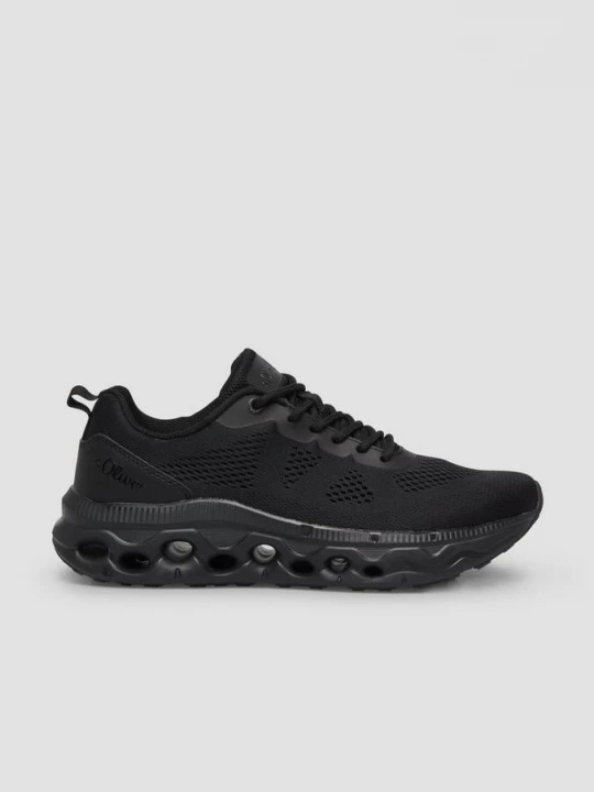 Foto van product Sportieve sportschoenen met plateauzool s.Oliver zwart
