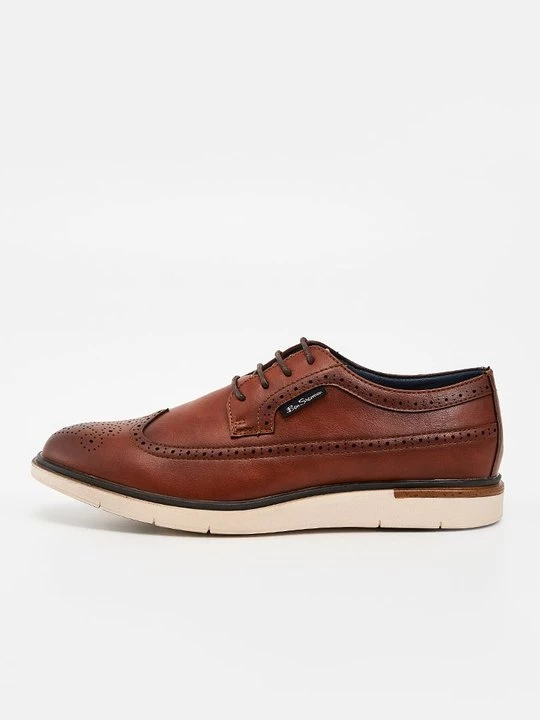 Foto van product Sportieve veterschoenen Ben Sherman tan