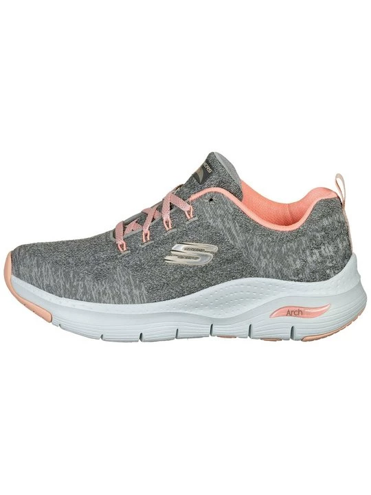 Foto van product Sportieve veterschoenen Skechers lichtgrijs
