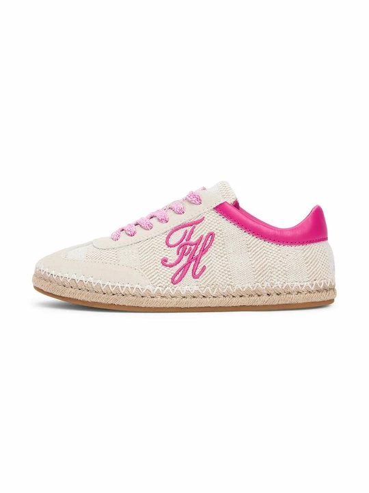 Foto van product Sportieve veterschoenen Tommy Hilfiger crème