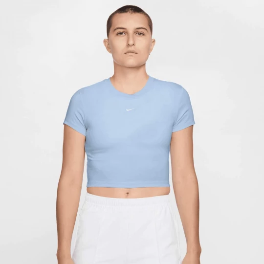 Foto van product Sportswear Chill Knit Cropped T-Shirt Nike blauw