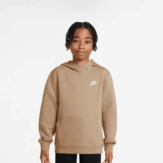 Foto van product Sportswear Club Fleece Hoodie Low Brand Read Nike beżowy