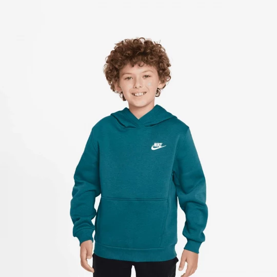 Foto van product Sportswear Club Fleece Hoodie Low Brand Read Nike blauw