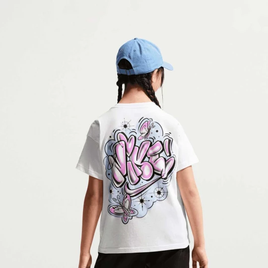 Foto van product Sportswear Tee Boy Airbrush Nike wit