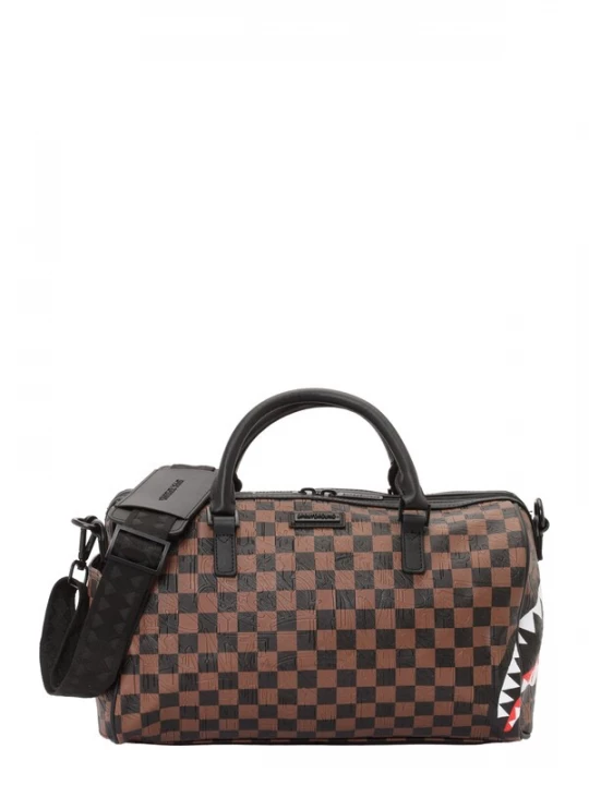 Foto van product Sprayground Reistas 'CHECK 2 EMBOSS' bruin / rood / zwart / wit