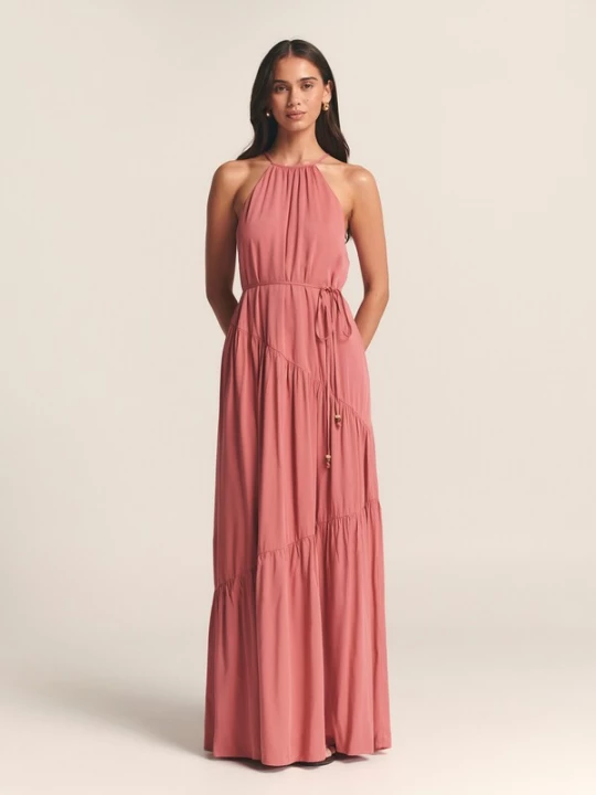 Foto van product St MRLO Avondjurk 'ELIZA MAXI DRESS' pink