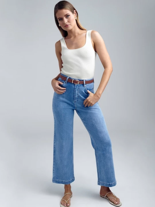 Foto van product St MRLO Jeans blauw denim