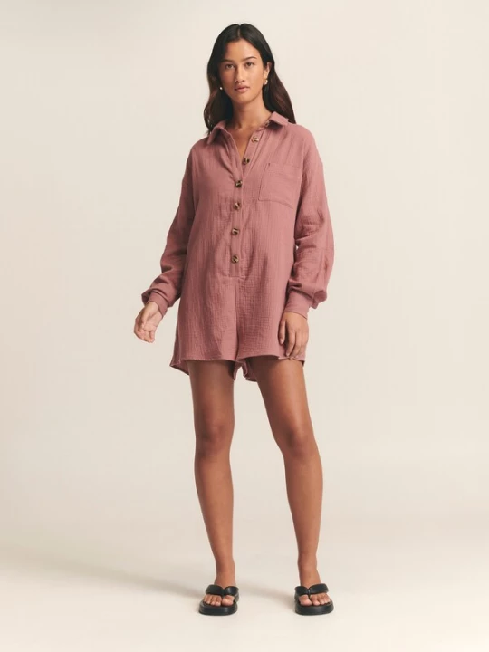 Foto van product St MRLO Jumpsuit 'Dana' oudroze