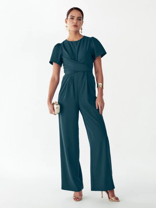 Foto van product St MRLO Jumpsuit 'Mahra' petrol