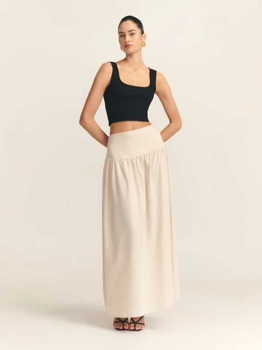 Foto van product St MRLO Rok 'Gracie' beige