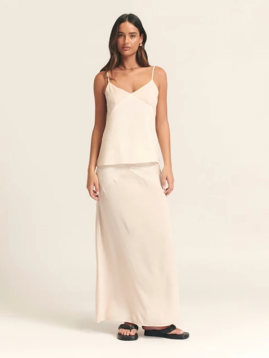 Foto van product St MRLO Top 'SHADOW CAMI' nude / ecru