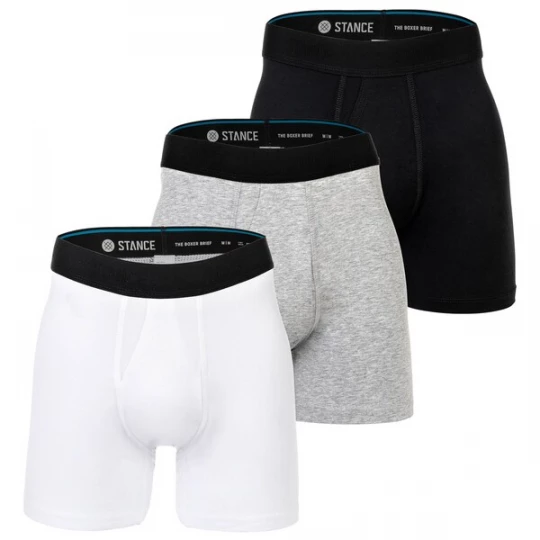 Foto van product Stance Boxershorts grijs / zwart / wit