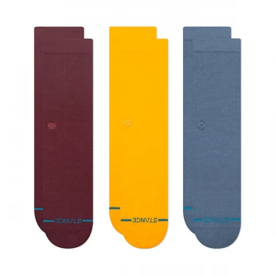 Foto van product Stance Sokken blauw / geel / wijnrood