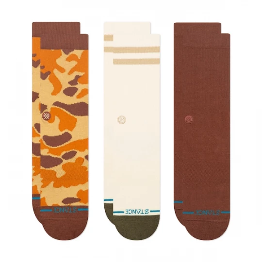 Foto van product Stance Sokken 'Camo' beige / bruin / cognac