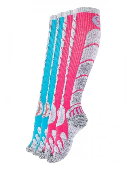Foto van product Stark Soul Sportsokken aqua / lichtgrijs / pink