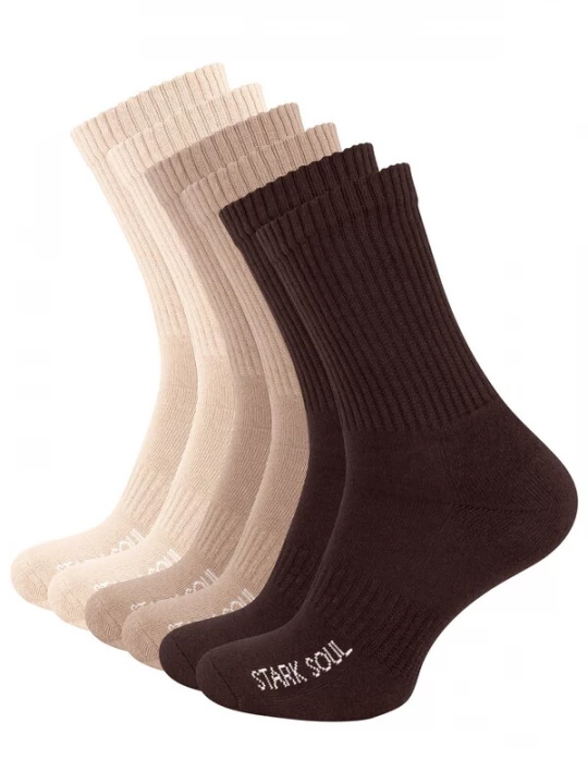 Foto van product Stark Soul Sportsokken beige / lichtbeige / bruin
