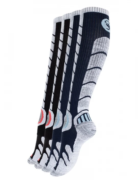 Foto van product Stark Soul Sportsokken donkerblauw / grijs gemêleerd / vuurrood / zwart