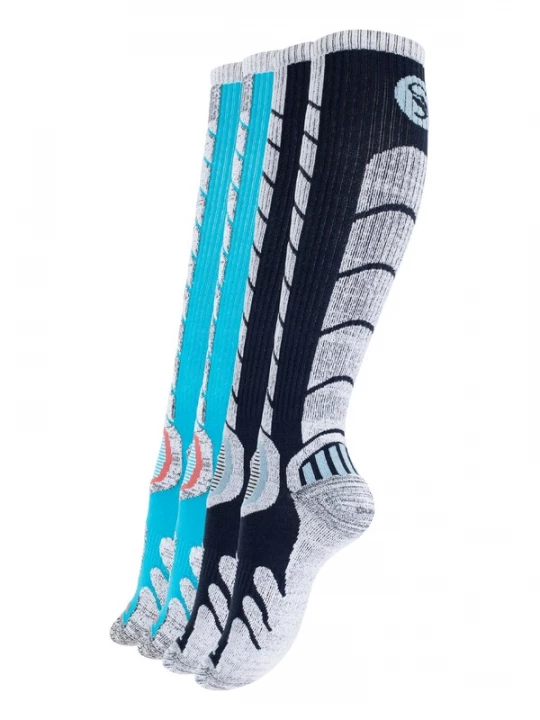 Foto van product Stark Soul Sportsokken neonblauw / donkerblauw / grijs