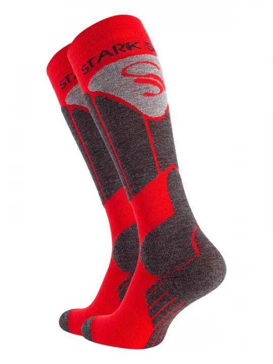 Foto van product Stark Soul Sportsokken stone grey / donkergrijs / rood / zwart