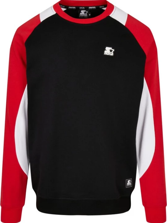 Foto van product Starter Black Label Sweatshirt rood / zwart / wit