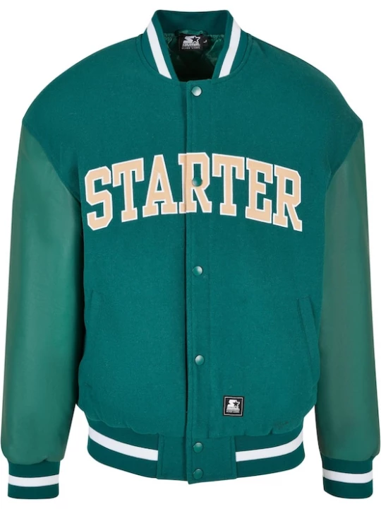 Foto van product Starter Black Label Tussenjas 'Starter Team' geel / donkergroen / wit