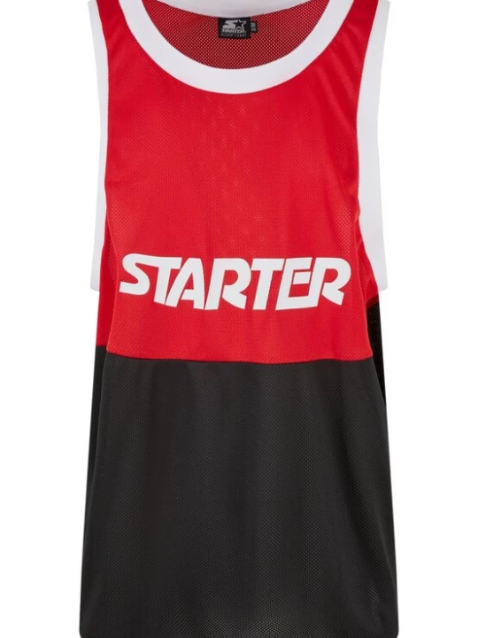 Foto van product Starter Shirt lichtrood / zwart / wit