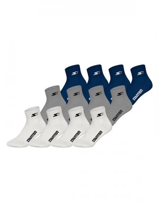 Foto van product Starter Sokken navy / grijs gemêleerd / zwart / wit