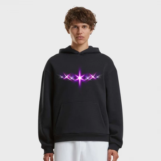 Foto van product Startlights Fluffy Hoody Mister Tee zwart